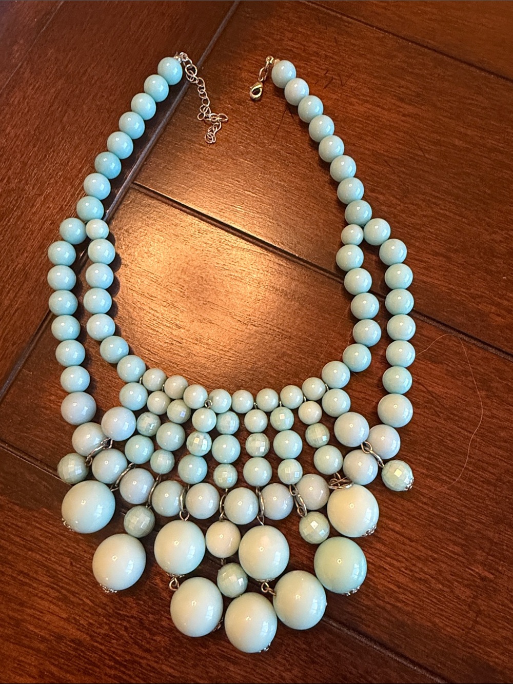 Women's Mint Beaded Statement Necklace - Unbranded